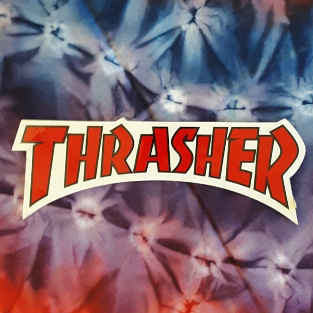 COPY - Thrasher Vinyl Decal Vintage Out Of Print 5.5" x 2"